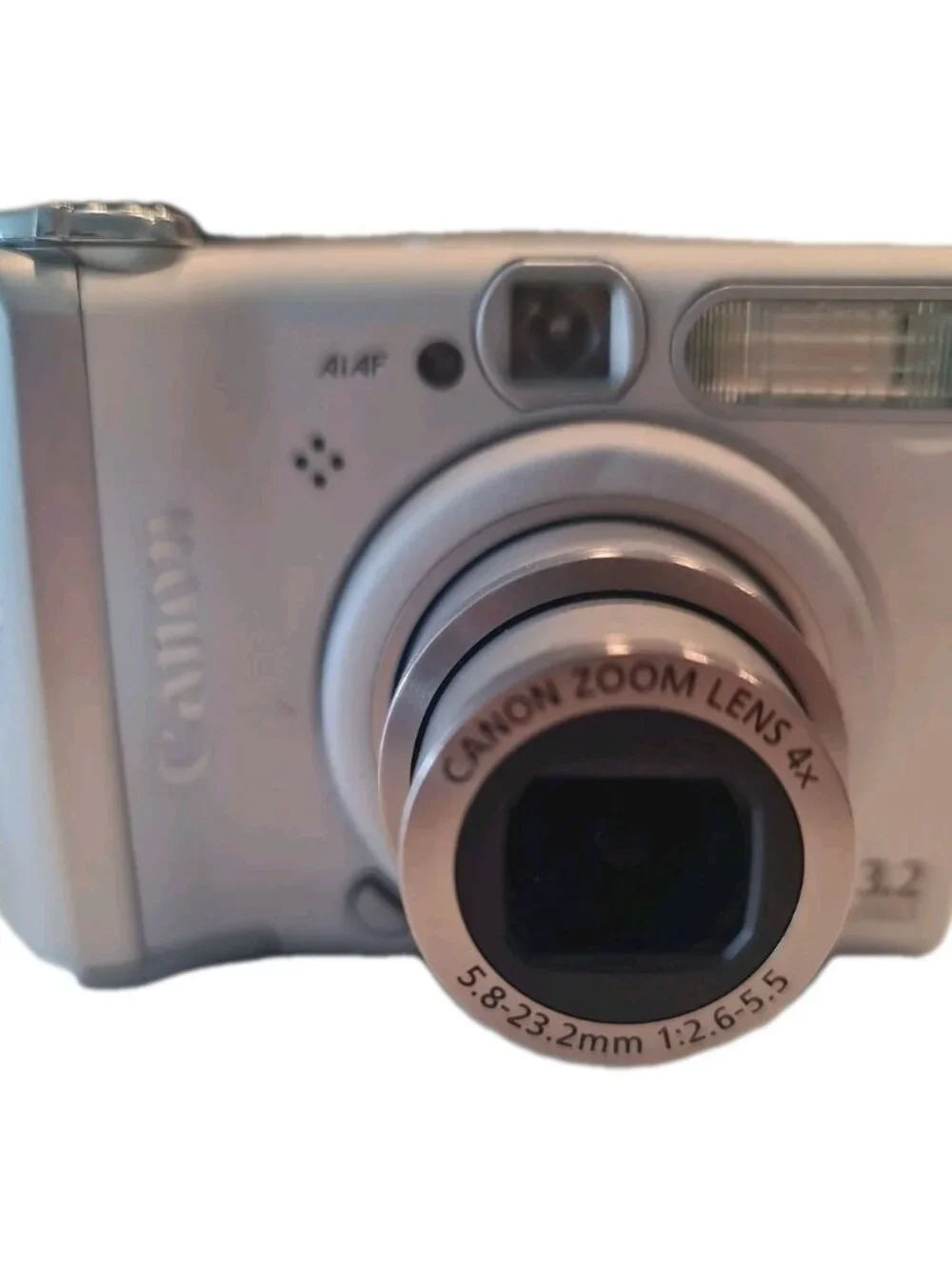 Canon PowerShot A510 3.2mp Silver W/ Canon Ultra 32 GB SD Card Tested Working